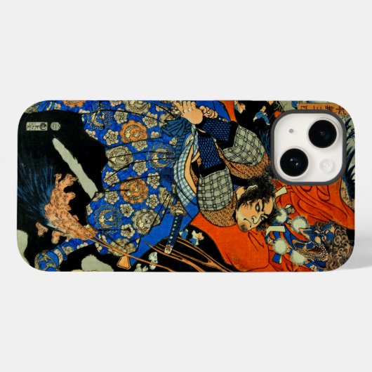 SAMURAI FIGHTMONSTER Case-Mate iPhone CASE (Achterkant (horizontaal))