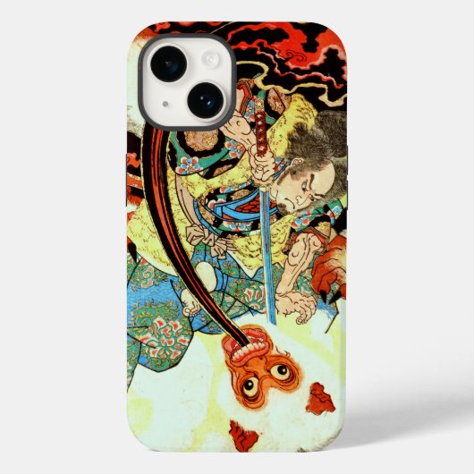 SAMURAI FIGHTMONSTER Case-Mate iPhone CASE (Achterkant)