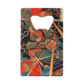 SAMURAI FIGHTMONSTER CREDITKAART FLESSENOPENER (Voorkant)