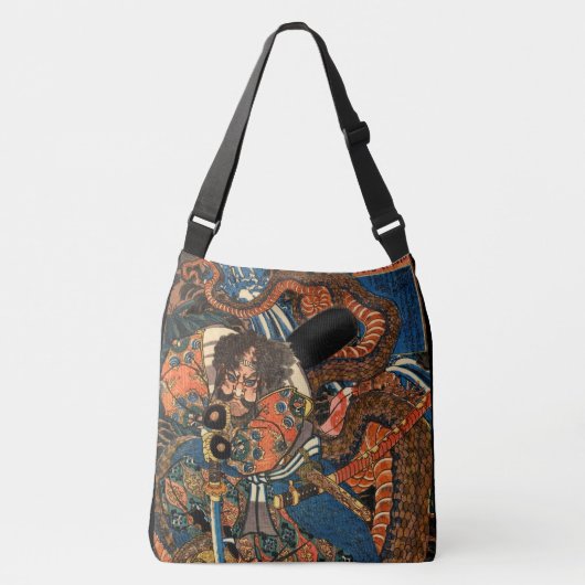 SAMURAI FIGHTMONSTER CROSSBODY TAS (Voorkant)