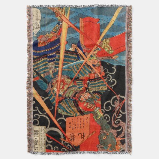 SAMURAI FIGHTMONSTER DEKEN (Voorkant Verticaal)