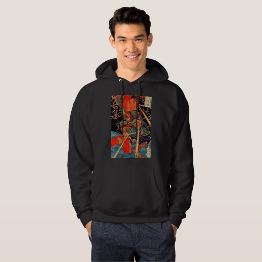 SAMURAI FIGHTMONSTER HOODIE (Voorkant volledig)