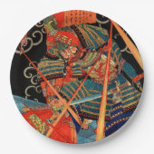 SAMURAI FIGHTMONSTER PAPIEREN BORDJE (Voorkant)