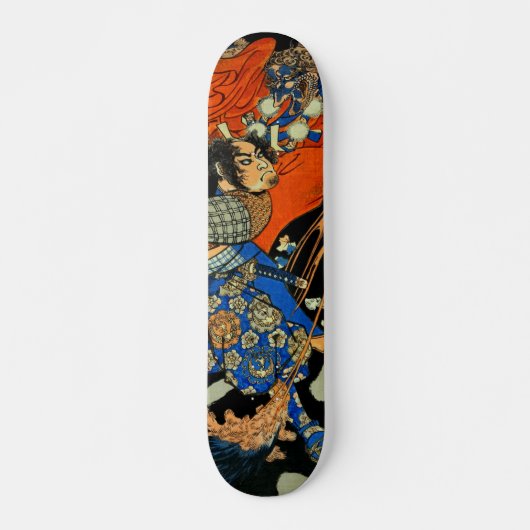 SAMURAI FIGHTMONSTER PERSOONLIJK SKATEBOARD (Voorkant)
