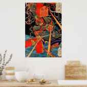 SAMURAI FIGHTMONSTER POSTER (Keuken)
