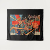 SAMURAI FIGHTMONSTER WANDKLEED (Voorkant (horizontaal))