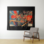 SAMURAI FIGHTMONSTER WANDKLEED (In Situ (horizontaal))