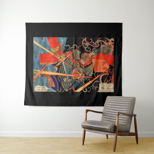 SAMURAI FIGHTMONSTER WANDKLEED (In Situ (horizontaal))