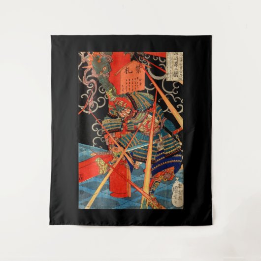 SAMURAI FIGHTMONSTER WANDKLEED (Voorkant)