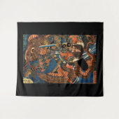 SAMURAI FIGHTMONSTER WANDKLEED (Voorkant (horizontaal))