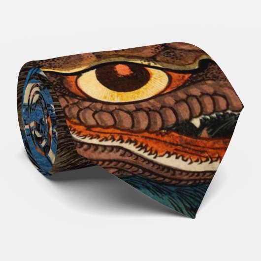 SAMURAI FIGHTSNAKE STROPDAS (Opgerold)