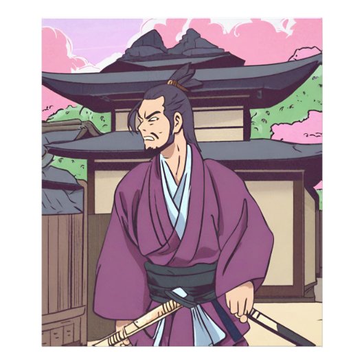 samurai foto afdruk (Voorkant)