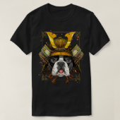 Samurai French Bulldog Dog Warrior Samurai Lovers T-shirt (Design voorkant)