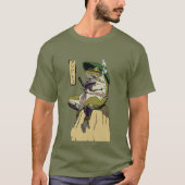 Samurai Frog: Bewaker van de Lotus T-shirt (Voorkant)