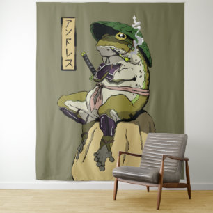 Samurai Frog: Bewaker van de Lotus Wandkleed