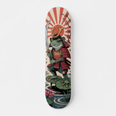 Samurai Frog krijger Skateboard (Voorkant)