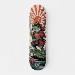 Samurai Frog krijger Skateboard