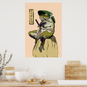 Samurai Frog Poster (Keuken)