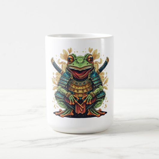 Samurai frog warrior Classic Mug Koffiemok (Center)