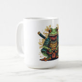 Samurai frog warrior Classic Mug Koffiemok (Voorkant links)