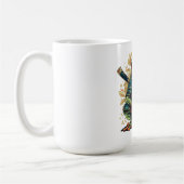 Samurai frog warrior Classic Mug Koffiemok (Links)