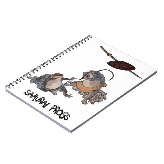 SAMURAI FROGS SCENE #1 NOTITIEBOEK (Linkerzijde)