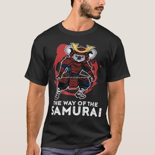 Samurai Funny Samurai Koala Warrior Japan T-shirt (Voorkant)