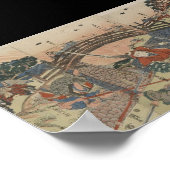 Samurai gebruikt twee woorden ongeveer 1810 poster (Hoek)