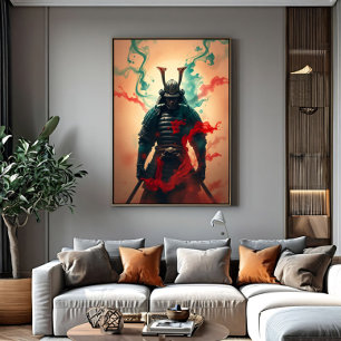 Samurai Geest: Eer en Mysterie Canvas Afdruk