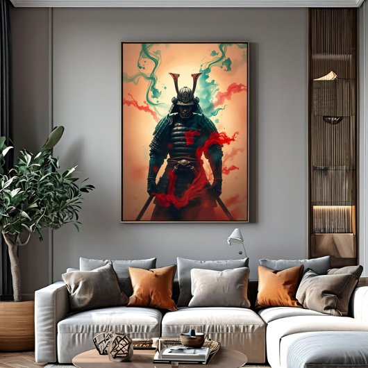 Samurai Geest: Eer en Mysterie Canvas Afdruk
