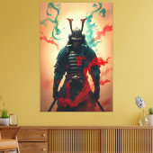 Samurai Geest: Eer en Mysterie Canvas Afdruk (Insitu (Woonkamer))