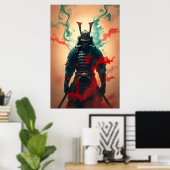 Samurai Geest: Eer en Mysterie Poster (Thuiskantoor)