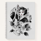 "Samurai Geisha en Haar Katana" Notitieboek (Voorkant)
