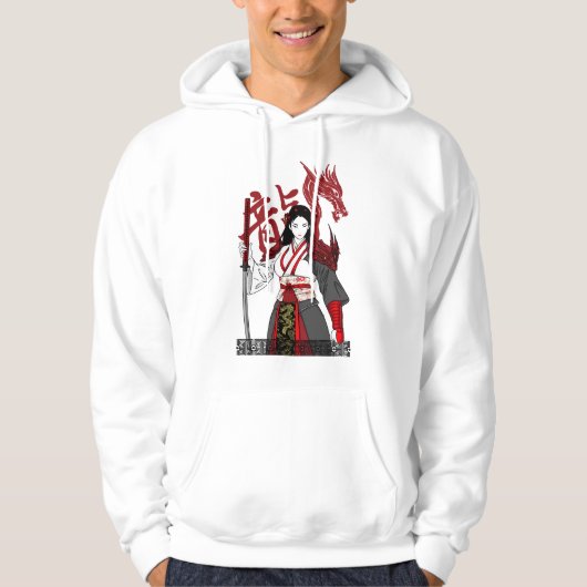 Samurai Geisha Hoodie (Voorkant)