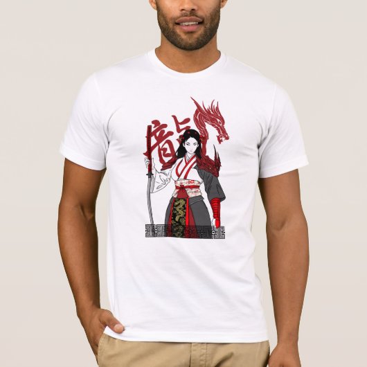 Samurai Geisha T-shirt (Voorkant)