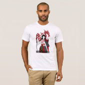 Samurai Geisha T-shirt (Voorkant volledig)