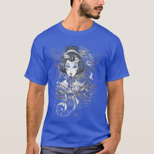 Samurai Geisha Tattoo Style Demon Topjes (2) T-shirt