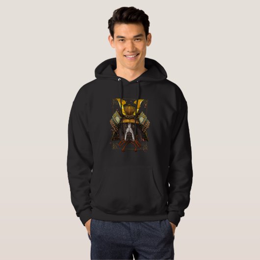 Samurai German Shorthaired Pointer Japanese Warrio Hoodie (Voorkant volledig)