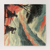 SAMURAI GEVECHT LEGPUZZEL (Horizontaal)