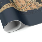 SAMURAI GEVECHT MET KATANA ZWAARDEN door Hokusai Cadeaupapier (Rol Hoek)