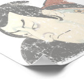 Samurai gevlekt poster (Hoek)