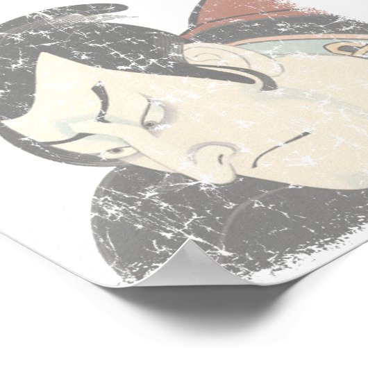 Samurai gevlekt poster (Hoek)