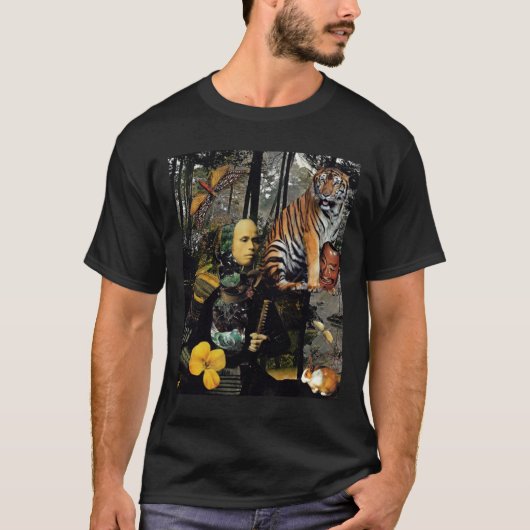 Samurai Ghost of Tsushima Vagabond Musashi Katana  T-shirt (Voorkant)