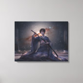 Samurai Girl Canvas Afdruk (Voorkant)