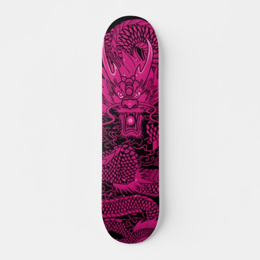 Samurai Girl One Pink Element Custom Pro Deck Skateboard (Voorkant)