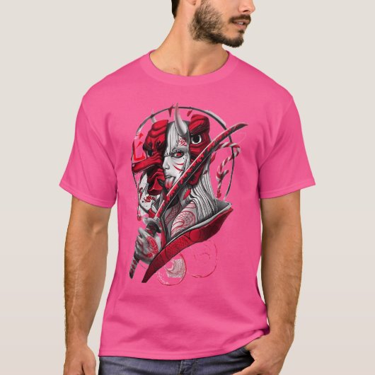 Samurai Girl T-shirt (Voorkant)