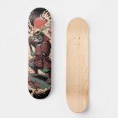 Samurai Green Bear warrior Skateboard (Voorkant)
