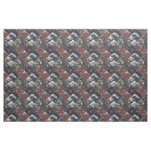 Samurai & Grote Golf Traditioneel Japans Patroon Stof (Fat Quarter)