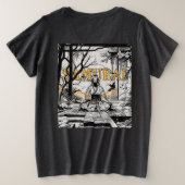 Samurai Grote Maat T-shirt (Design achterkant)