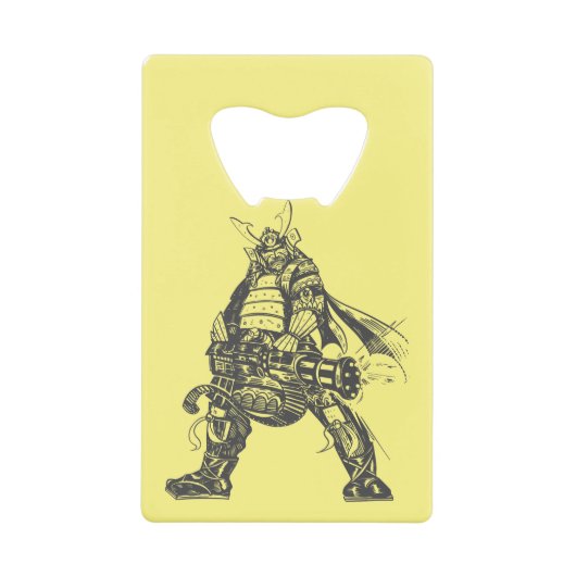 Samurai Gunner Creditkaart Flessenopener (Voorkant)